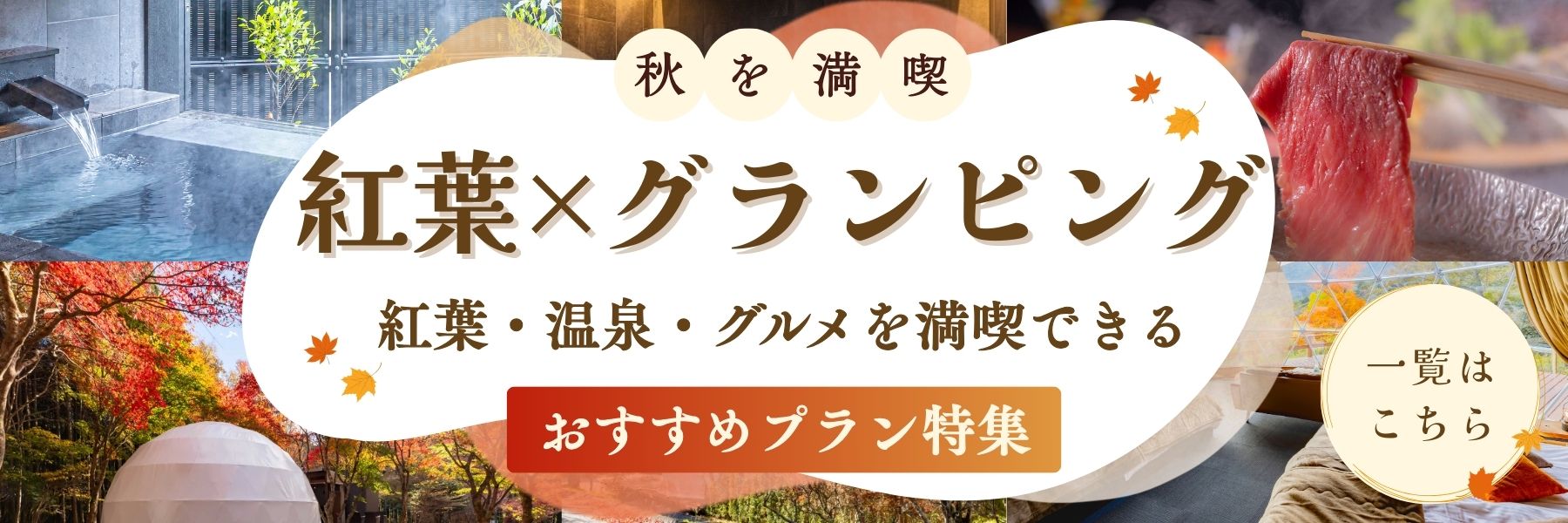 紅葉グランピング