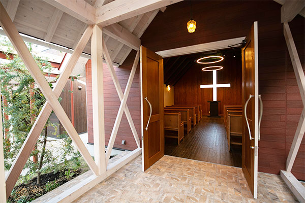 Chapel that can seat up to 30 people