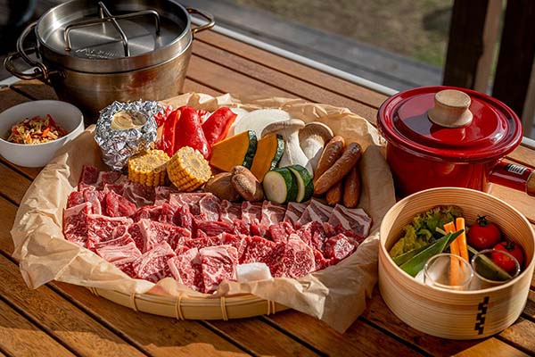 Very satisfied!Meat glamping BBQ plan