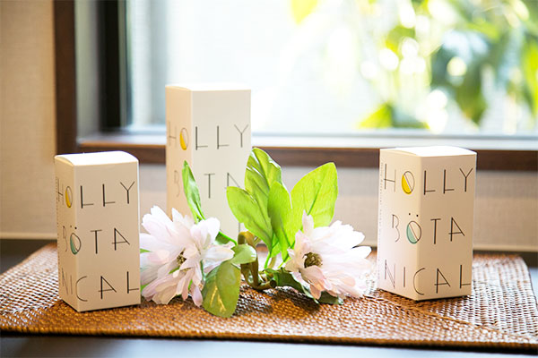 Room amenities are Holy Botanical