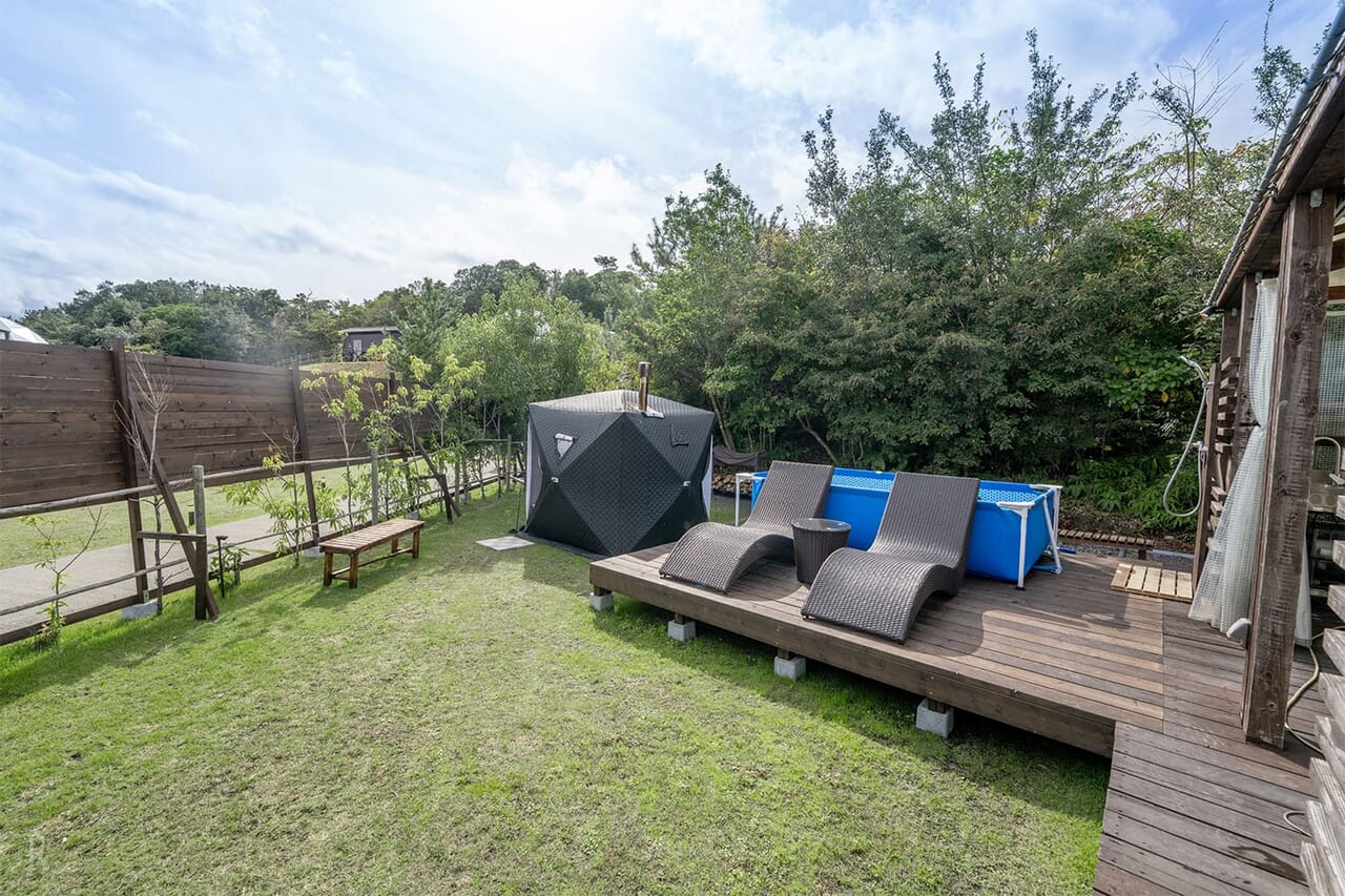 N・Terrace（4ベッドタイプ）【プライベートプール・テントサウナ付き】