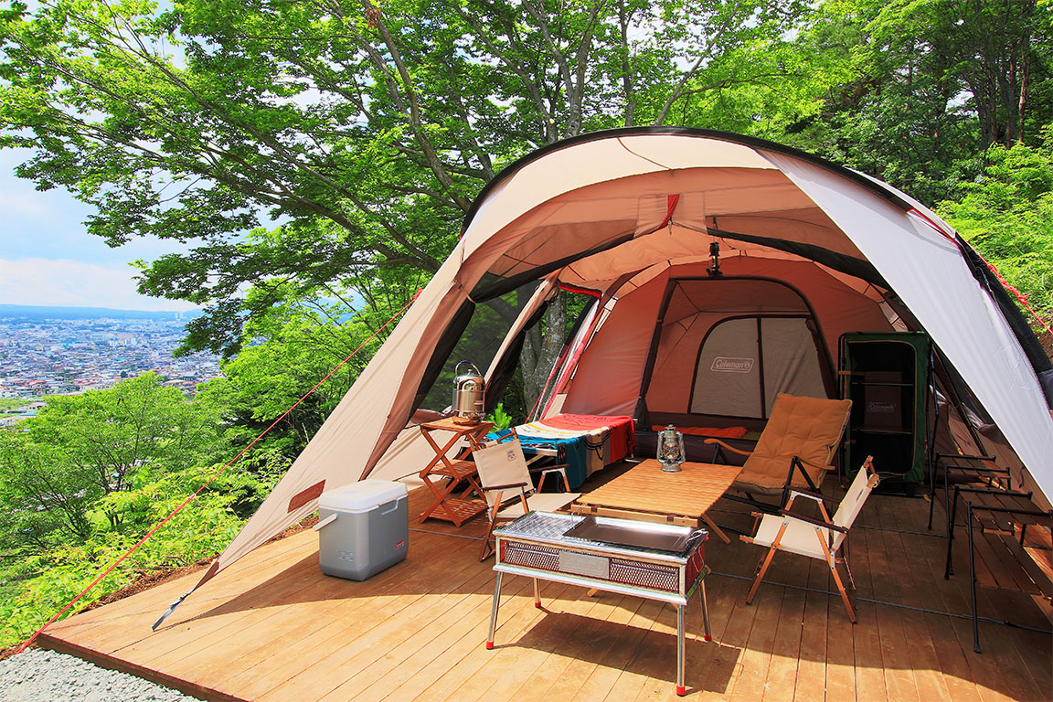 素泊まり 食材を自由に持ち込みok 富士山を目の前にグランピング テント リゾートグランピングドットコム