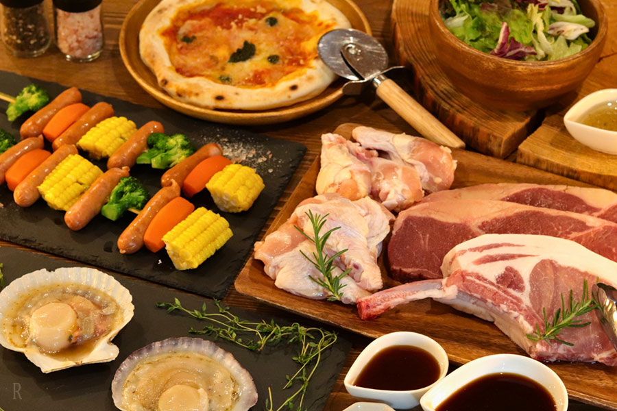 本格グリルで焼くアメリカンBBQ