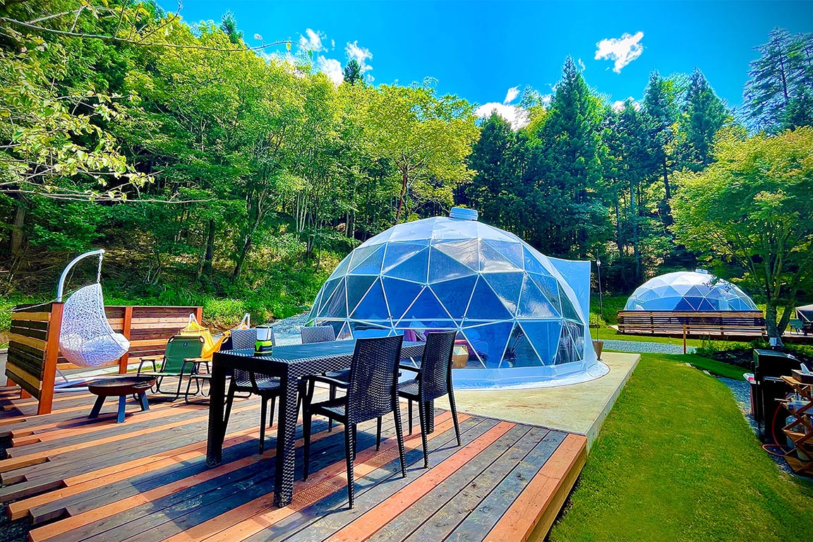 Japanese style forest dome [4 beds]