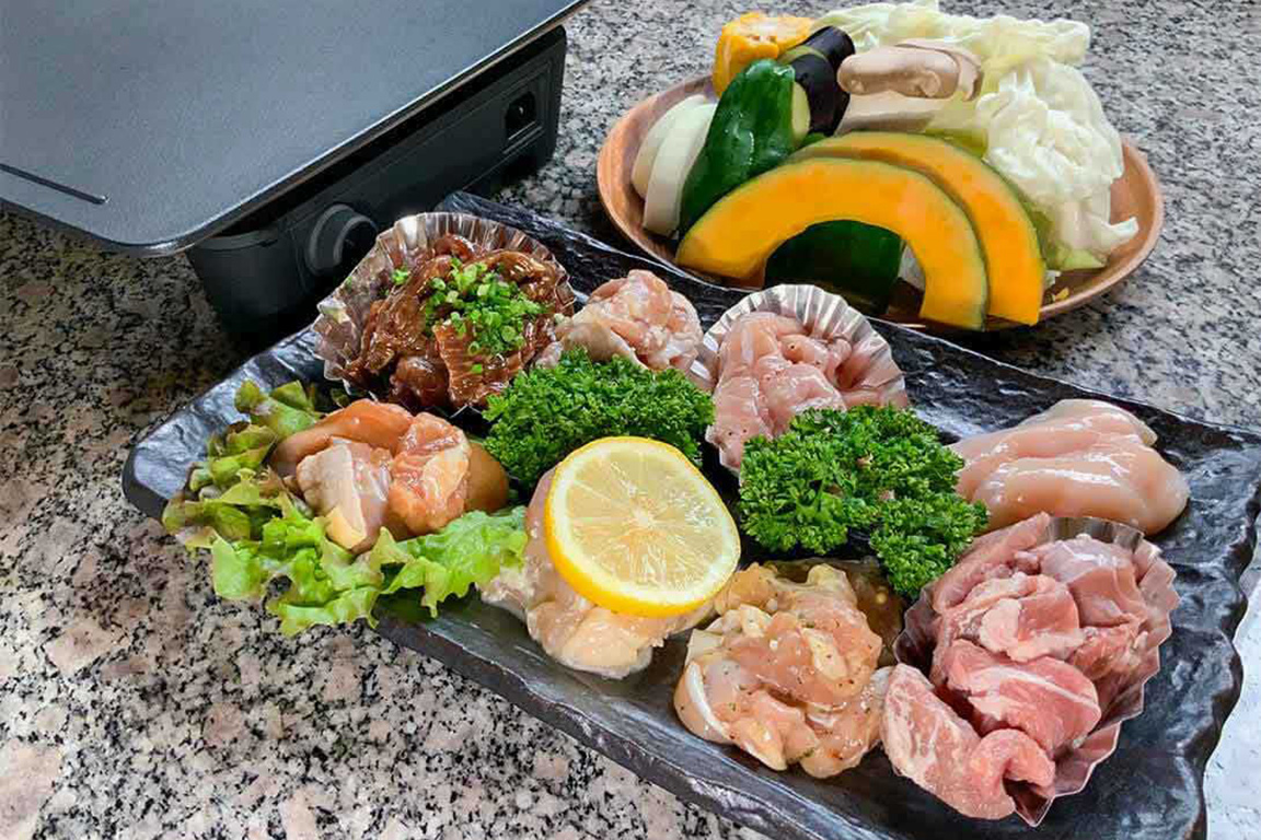 温泉旅館グランピングBBQプラン