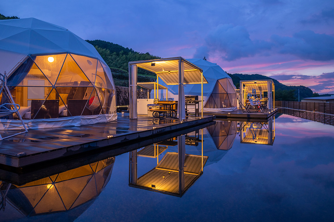 FOREST GLAMPING-Ushitaki Onsen Shikimatsuri- [Osaka]