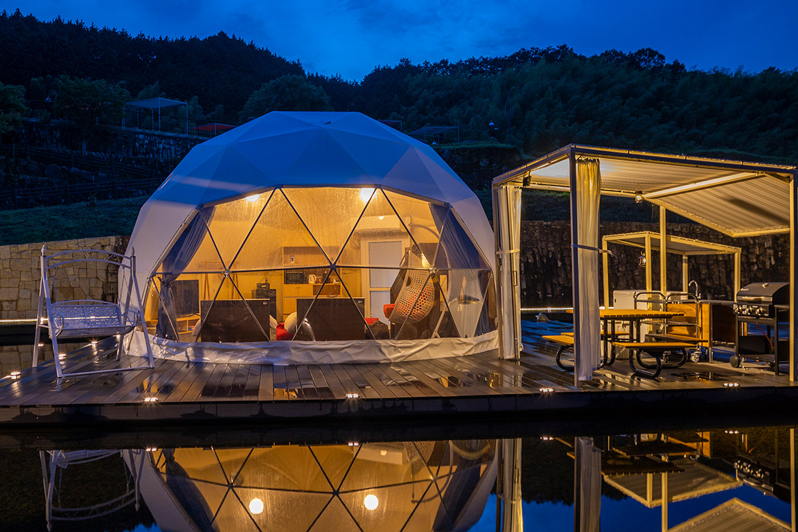 FOREST GLAMPING-Ushitaki Onsen Shikimatsuri- [Osaka]