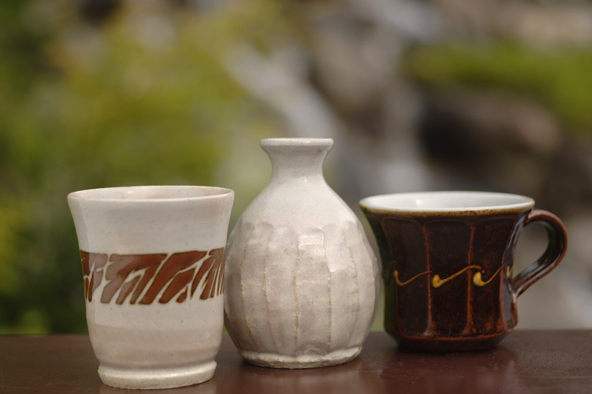 Mashiko ware interior inside the dome