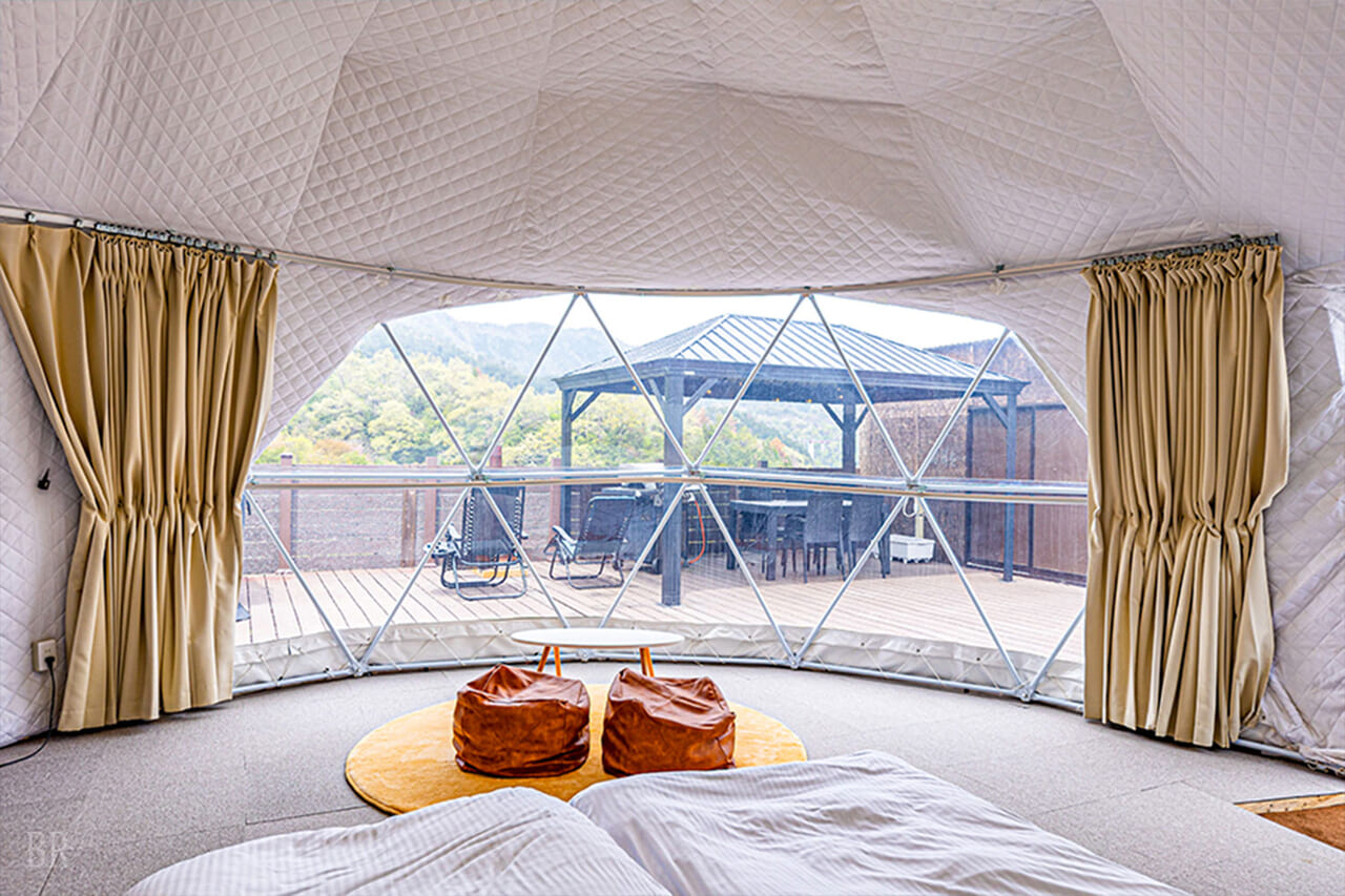 広島ドッググランピング　温井ダムリゾート【広島】