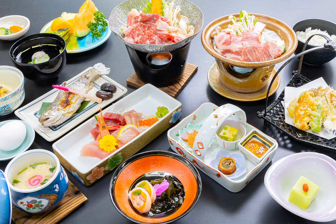 Gourmet glamping menu where you can enjoy Kaiseki cuisine