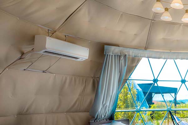 All rooms equipped with air conditioning