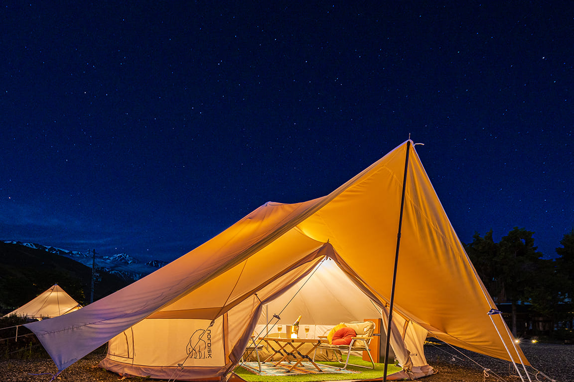 glamping tent asgard tent sauna