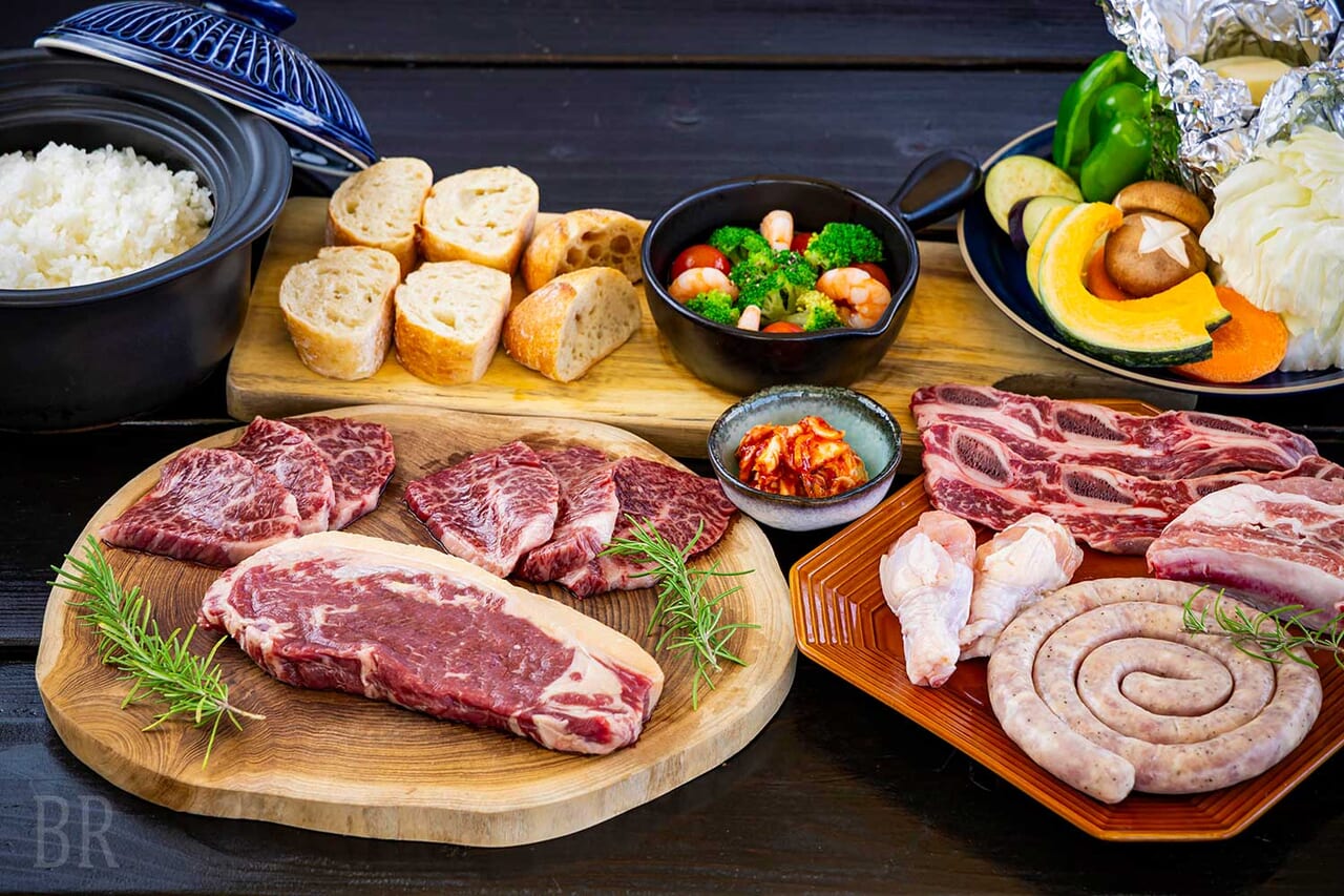 牧草牛の赤身肉コース