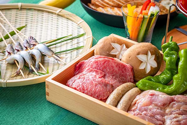 京都丹波鶏を味わう京風BBQセット