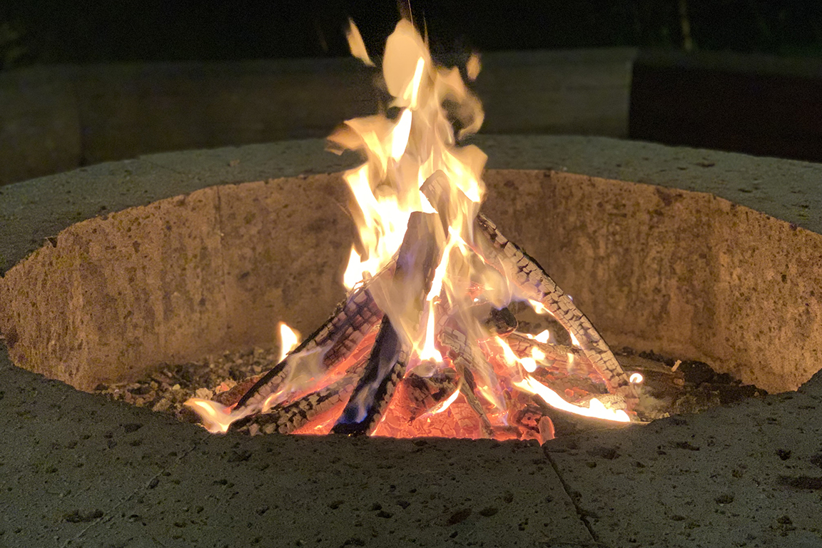 Private fire pit (dome type only)