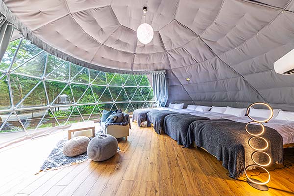 Standard view 7m [dome tent]