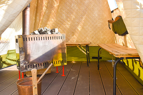 サウナ付きDOME TENT