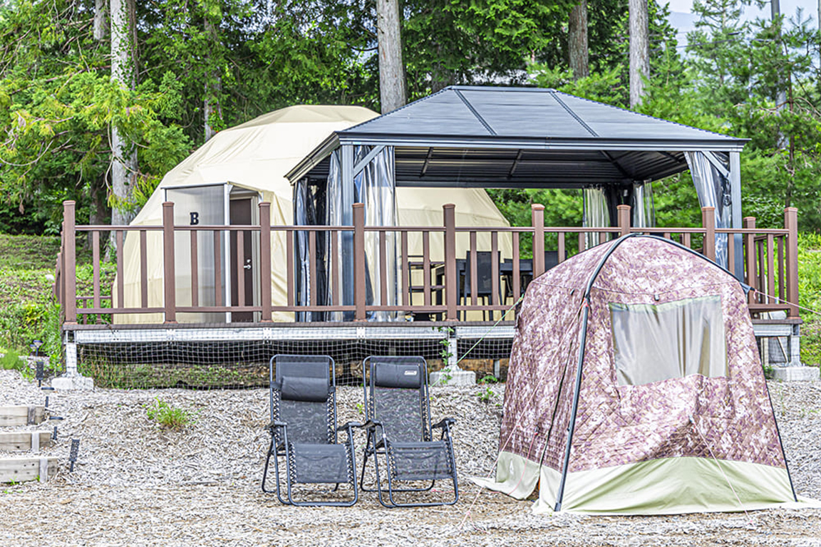 DOME TENT with sauna