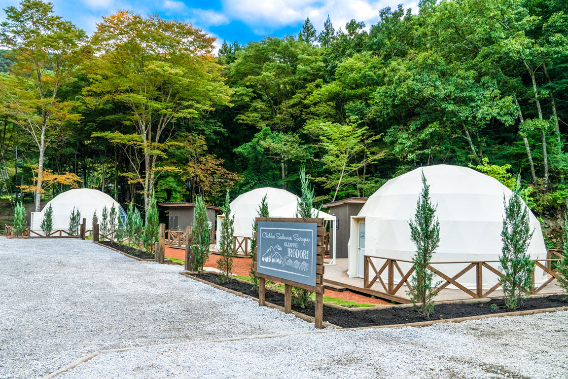 Chichibu clear stream glamping “IRODORI” [Saitama]