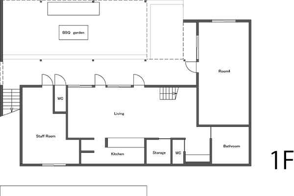 1F floor plan