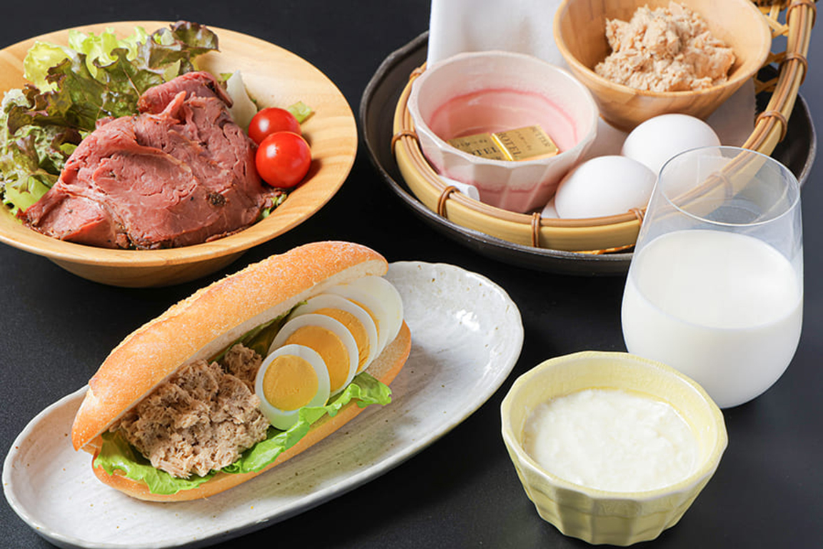 グランピング朝食