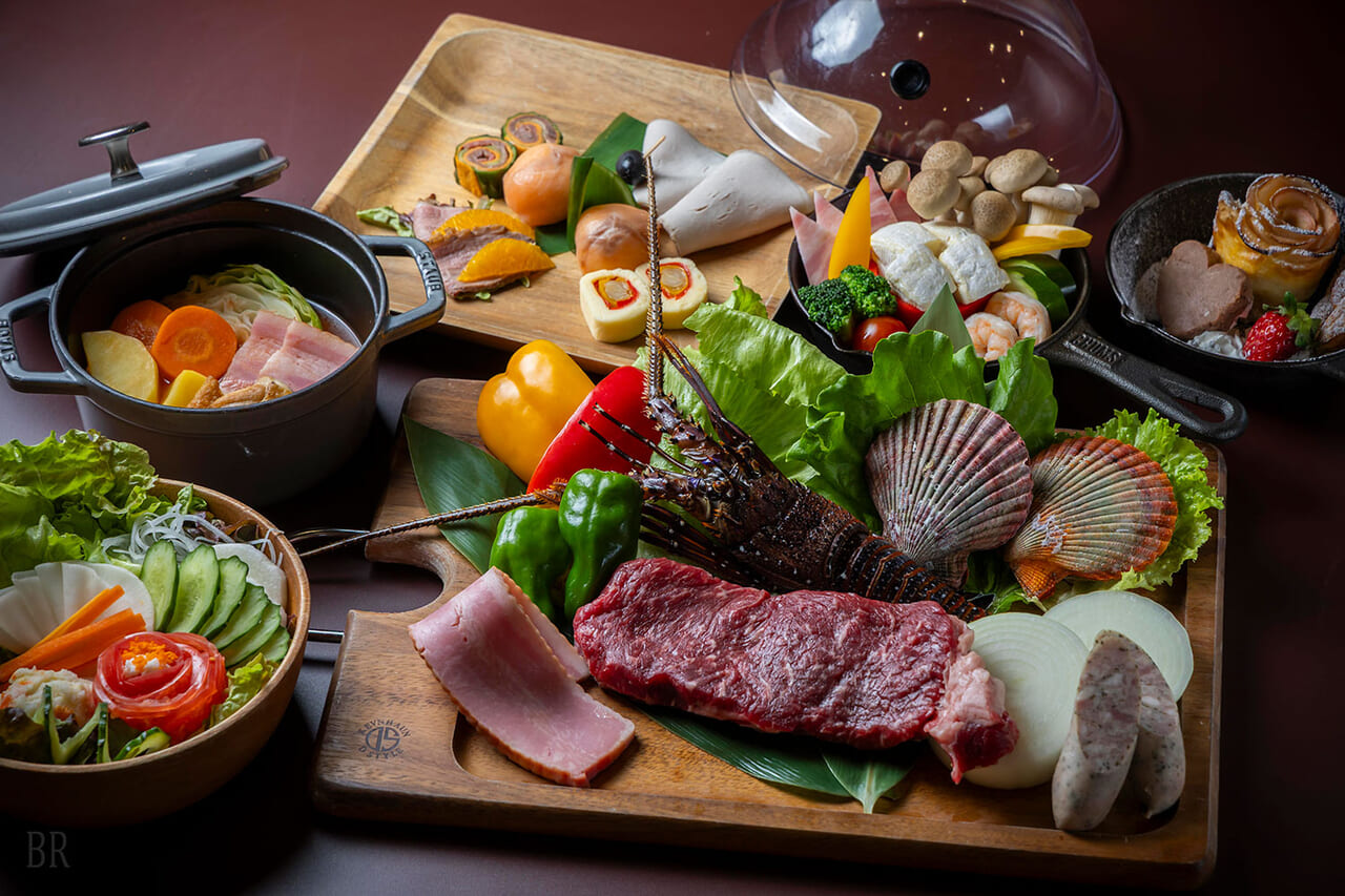 夕食(トラットリアBBQ)