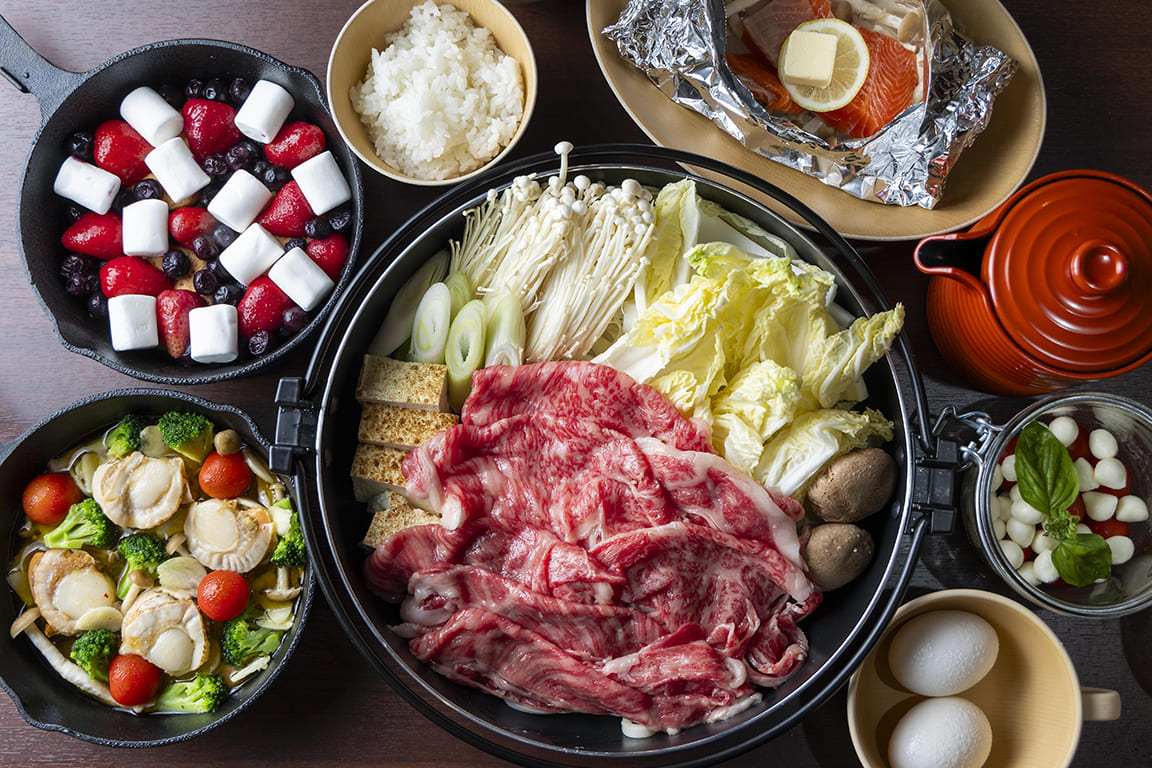 [Limited from November to February] Enjoy Wagyu Beef, Sukiyaki Course