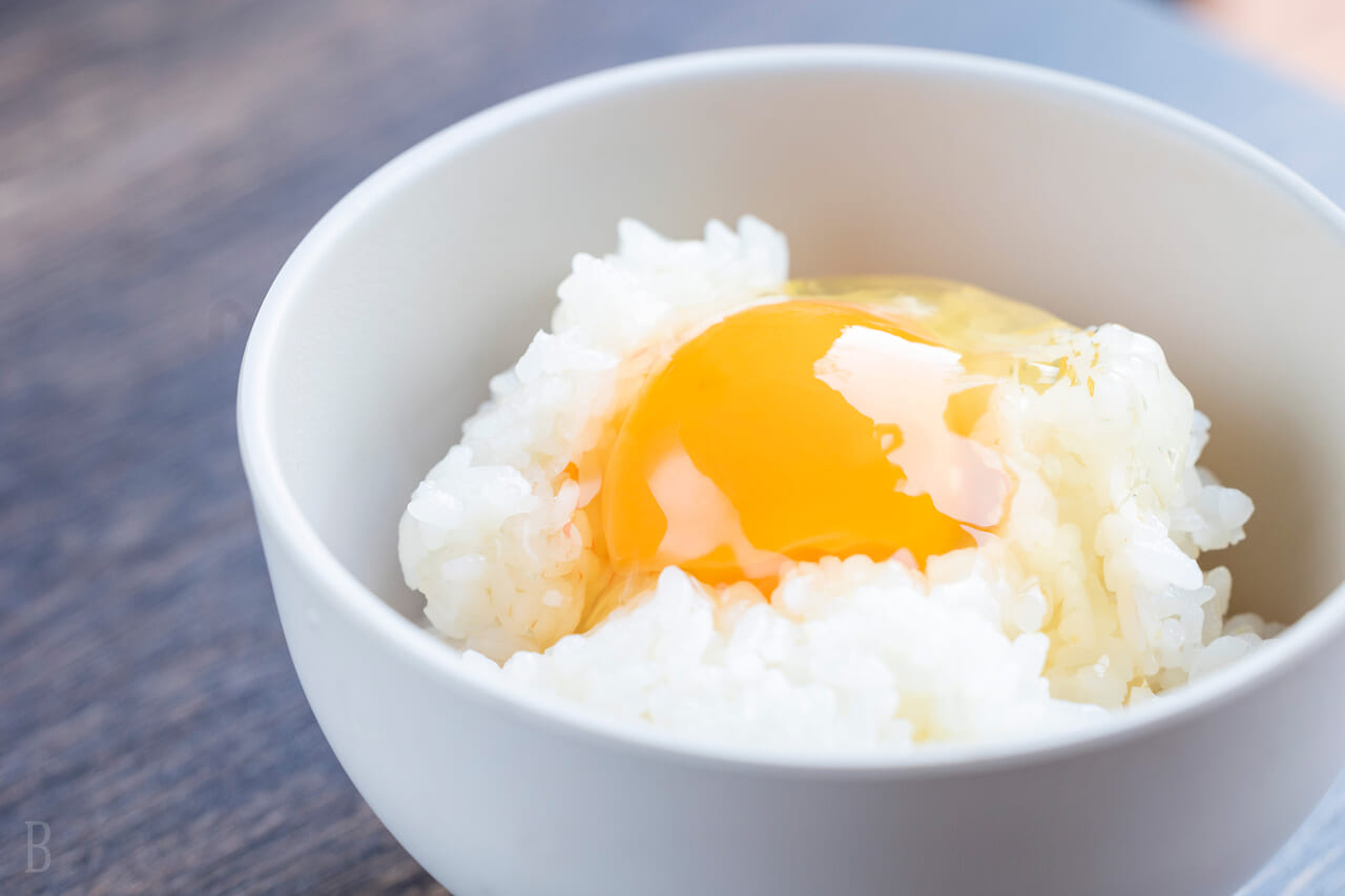 朝食　VIRGIN　VALLEY卵かけご飯セット
