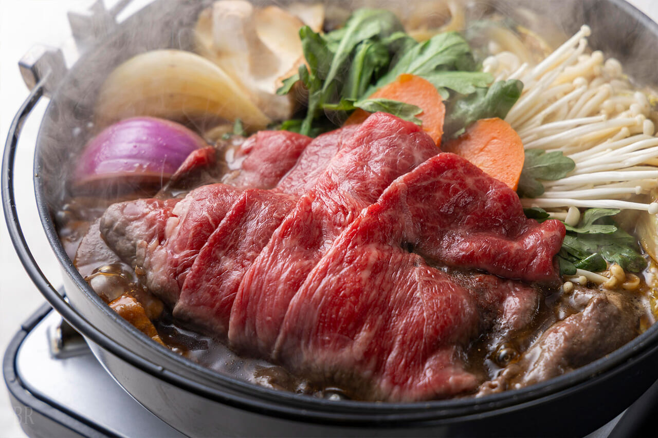 淡路牛の絶品すき焼きディナー