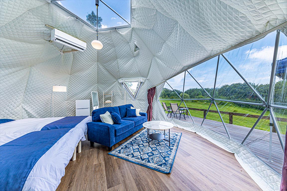 Garden in the Sky Tenma Yume -Amamu-<~Ibaraki Dome Tent Glamping~> [Ibaraki]