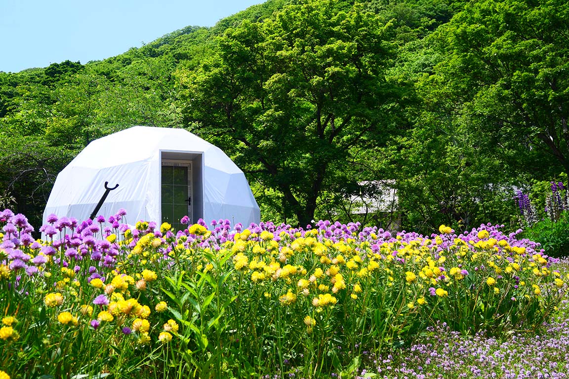 <limited to="" 3="" groups="">Onsen Glamping Otaru Hanaemi [Hokkaido]</limited>