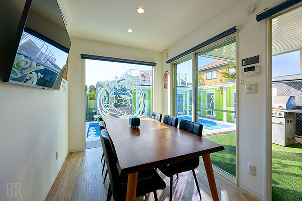 全天候型BBQスペース