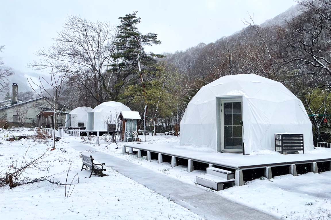 <limited to 3 groups>Onsen Glamping Otaru Hanaemi [Hokkaido]