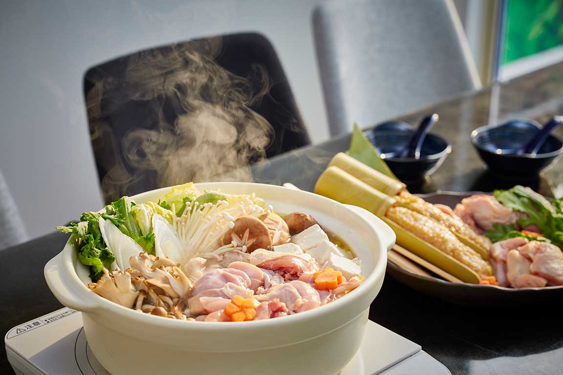 chicken shio nabe