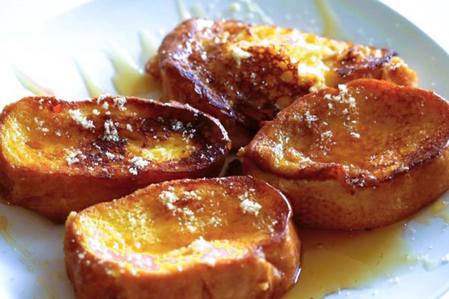 Shabu-shabu plan breakfast: Raw French toast