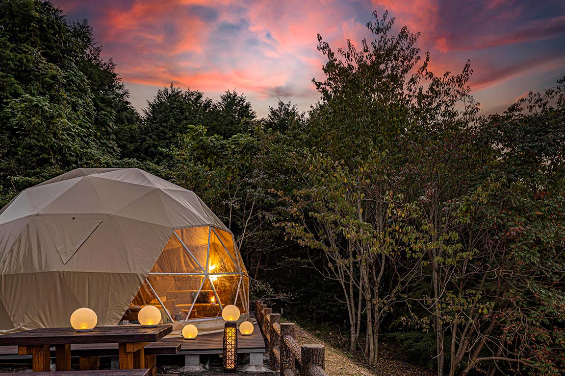 <Limited to 1 building> Glamping Hill Hachimen Sanso [Oita]