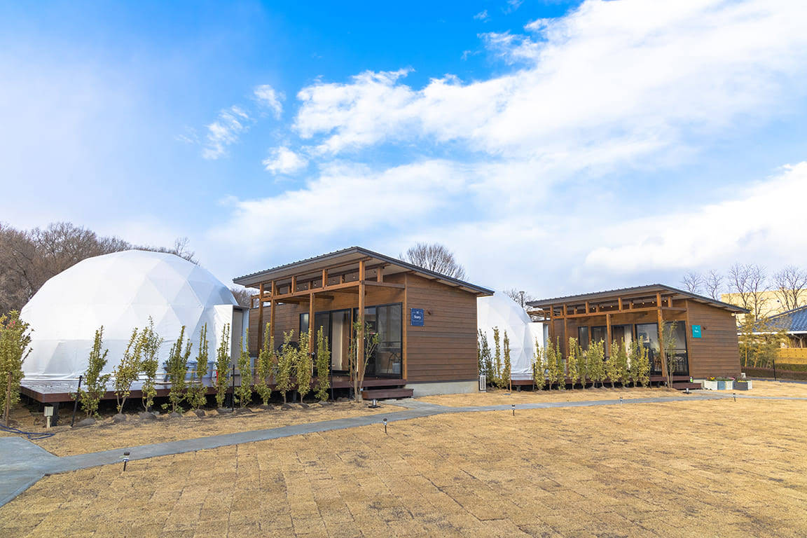 ``AKAGI GLAMPING VILLAGE'' provides special moments