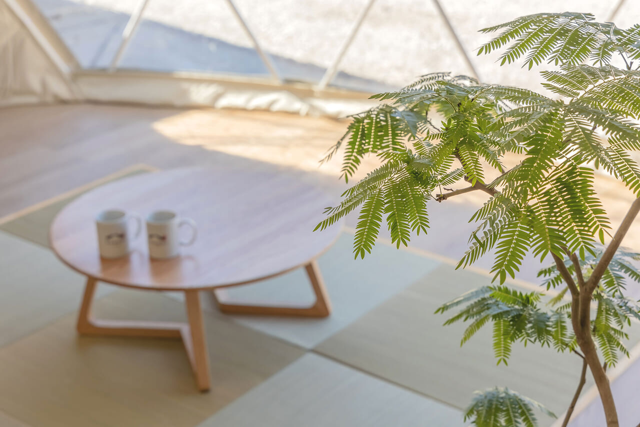 A “peaceful” space created by the nature of Nasushiobara, Japanese-style private glamping
