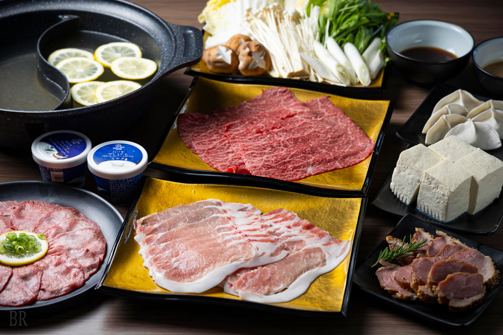 【大人夕食】鳥取和牛や大山豚を味わう鳥取満喫しゃぶしゃぶセット