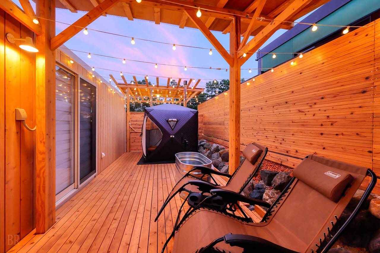 【和室部屋】タイニーハウス【Alba】定員3名〈テントサウナ付き〉