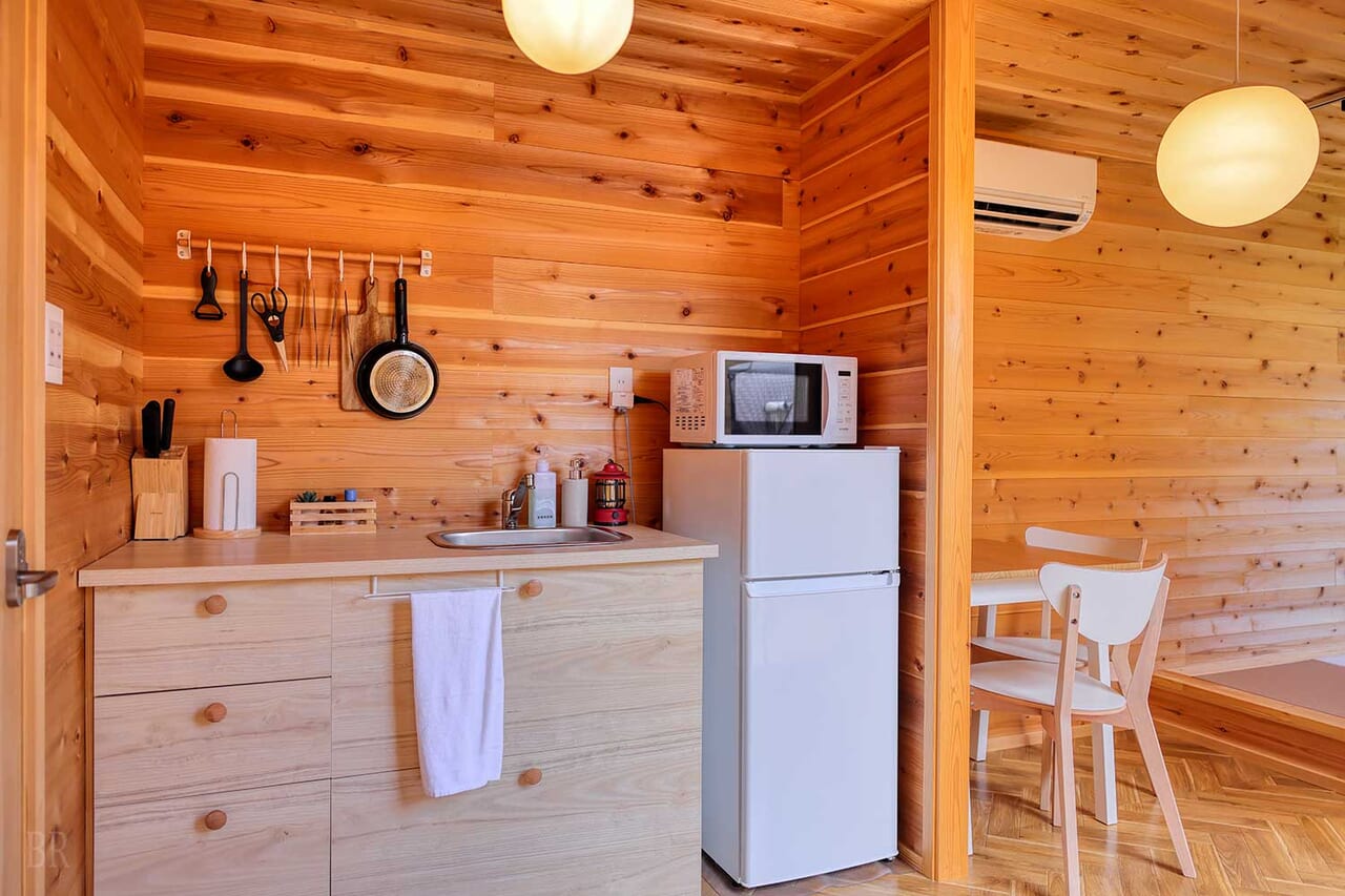 【和室部屋】タイニーハウス【Alba】定員3名〈テントサウナ付き〉