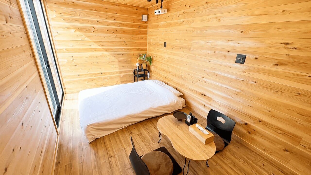 【和室部屋】タイニーハウス【Nido】定員3名〈サウナ小屋付き〉