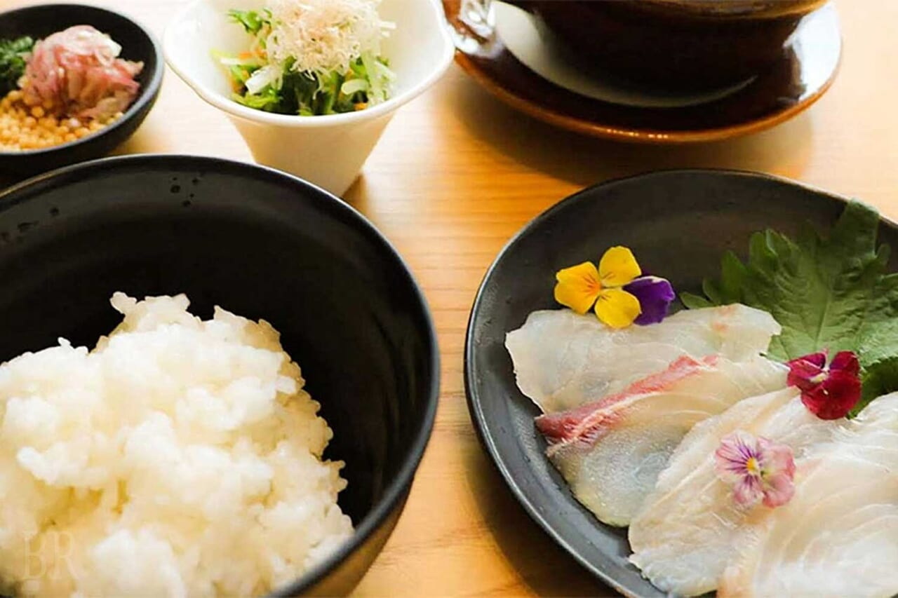 【朝食】地魚の茶漬け
