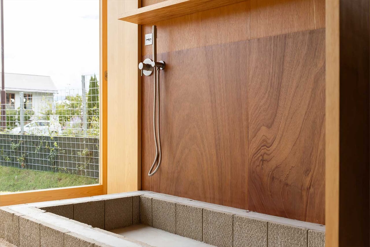 ペットの足洗い場