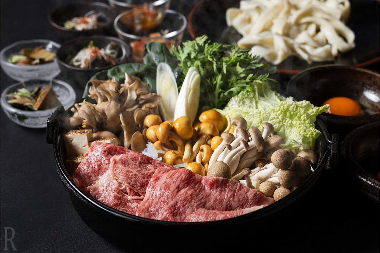 山梨の名店「紅梅や」×ICHIの特別すき焼き