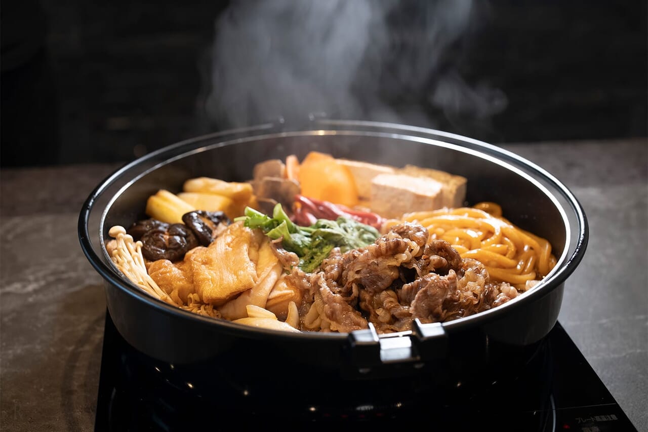 夕食：近江牛すき焼き