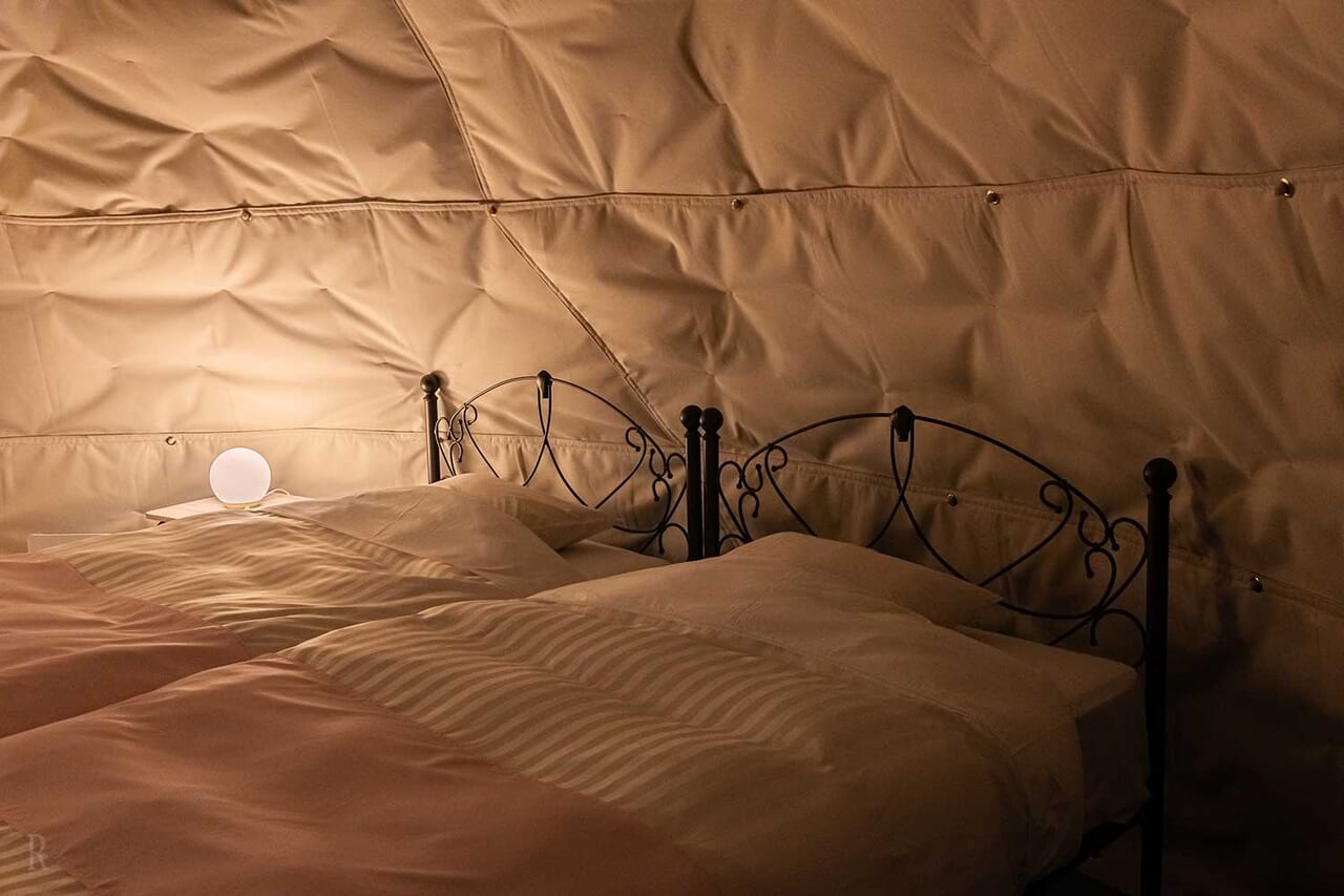 6mドームテント（ペット可）ドッグラン付き