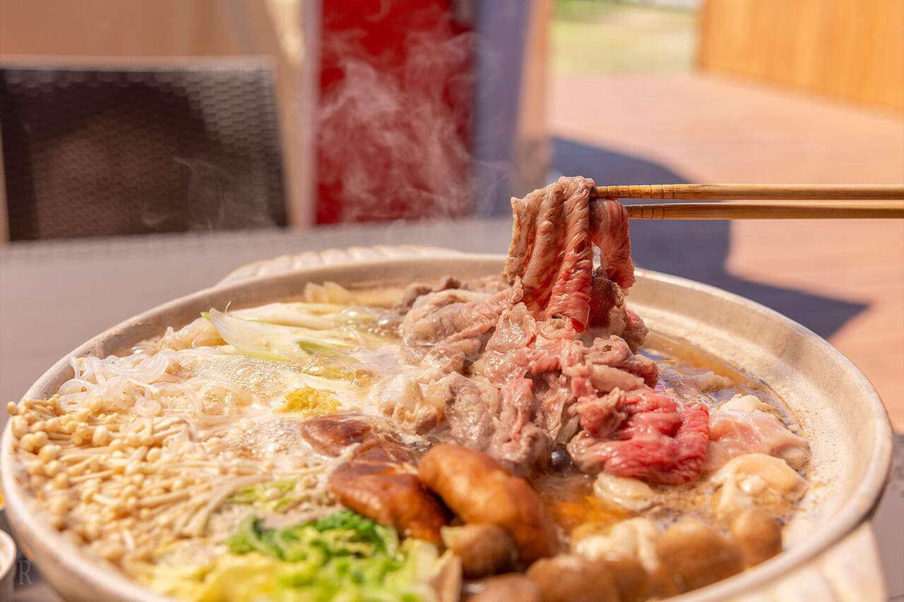 滋賀牛の和風だし鍋【秋冬限定】