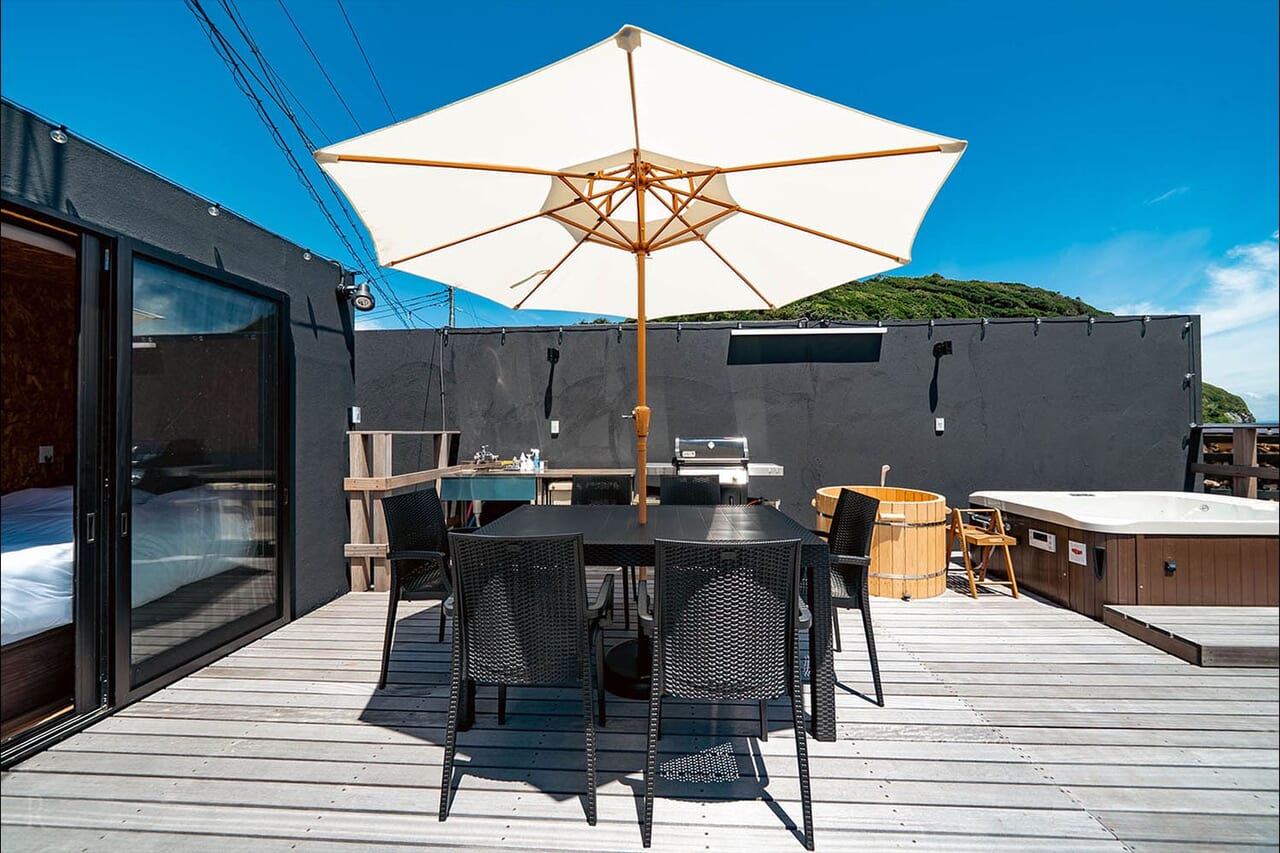 オーシャンビュースイート～焚き火スペース付き～