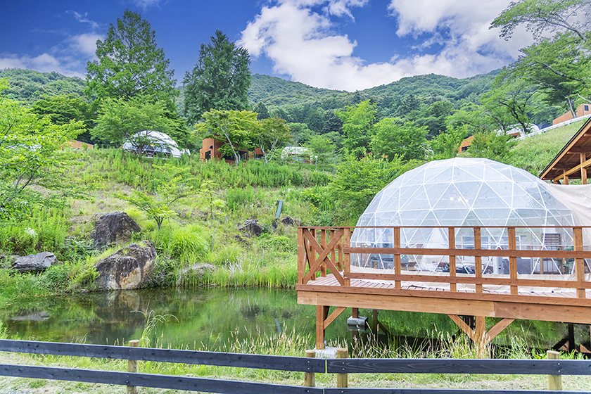 [茨城] Aura Terrace 茨城的外部被乡村的自然美景所环绕。